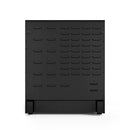 Gordon Ramsay by Thor Kitchen 3-Piece Appliance Package - 30-Inch Electric Range with Tilt Panel Touch Control, 36-Inch Refrigerator, and Dishwasher in Black with Blue Trim