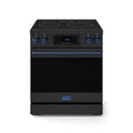 Gordon Ramsay by Thor Kitchen 30-Inch Professional Electric Range with Tilt Panel Touch Control and 6.0 Cu. Ft. Oven with Air Fryer and Self Clean in Black with Navy Blue Trim (RSE30B-BLU)