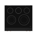 Gordon Ramsay by Thor Kitchen 30-Inch Professional Electric Range with Tilt Panel Touch Control and 6.0 Cu. Ft. Oven with Air Fryer and Self Clean in Black with Rose Gold Trim (RSE30B-RSG)