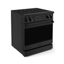 Gordon Ramsay by Thor Kitchen 3-Piece Appliance Package - 30-Inch Electric Range with Tilt Panel Touch Control, 36-Inch Refrigerator, and Dishwasher in Black