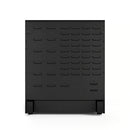 Gordon Ramsay by Thor Kitchen 4-Piece Appliance Package -  30-Inch Electric Range,  Wall Mount Range Hood, 36-Inch French Door Refrigerator, and Dishwasher in Black
