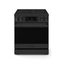 Gordon Ramsay by Thor Kitchen 4-Piece Appliance Package -  30-Inch Electric Range,  Wall Mount Range Hood, 36-Inch French Door Refrigerator, and Dishwasher in Black