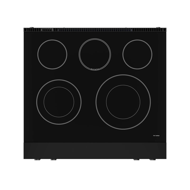 Thor Kitchen Gordon Ramsay Series 30-Inch Professional Electric Range with Tilt Panel Touch Control in Black (RSE30B)