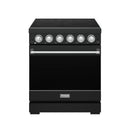 Gordon Ramsay by Thor Kitchen 30-Inch Professional Electric Range with Precision Knob Control in Black with Stainless Steel Trim (RSE30PB-SS)