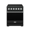 Gordon Ramsay by Thor Kitchen 30-Inch Professional Electric Range with Precision Knob Control in Black with Stainless Steel Trim (RSE30PB-SS)