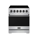 Gordon Ramsay by Thor Kitchen 30-Inch Professional Electric Range with Precision Knob Control in Stainless Steel with Black Trim (RSE30P-BLK)