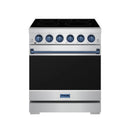 Gordon Ramsay by Thor Kitchen 30-Inch Professional Electric Range with Precision Knob Control in Stainless Steel and Blue (RSE30P-BLU)