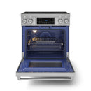 Gordon Ramsay by Thor Kitchen 30-Inch Professional Electric Range with Tilt Panel Touch Control and 6.0 Cu. Ft. Oven with Air Fryer and Self Clean in Stainless Steel (RSE30)