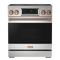 Thor Kitchen Gordon Ramsay Series 30-Inch Professional Electric Range with Tilt Panel Touch Control in Stainless Steel with Rose Gold Trim (RSE30-RSG)