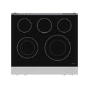 Gordon Ramsay by Thor Kitchen 30-Inch Professional Electric Range with Tilt Panel Touch Control and 6.0 Cu. Ft. Oven with Air Fryer and Self Clean in Stainless Steel (RSE30)