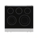 Gordon Ramsay by Thor Kitchen 4-Piece Appliance Package -  30-Inch Electric Range,  Wall Mount Range Hood, 36-Inch French Door Refrigerator, and Dishwasher in Stainless Steel
