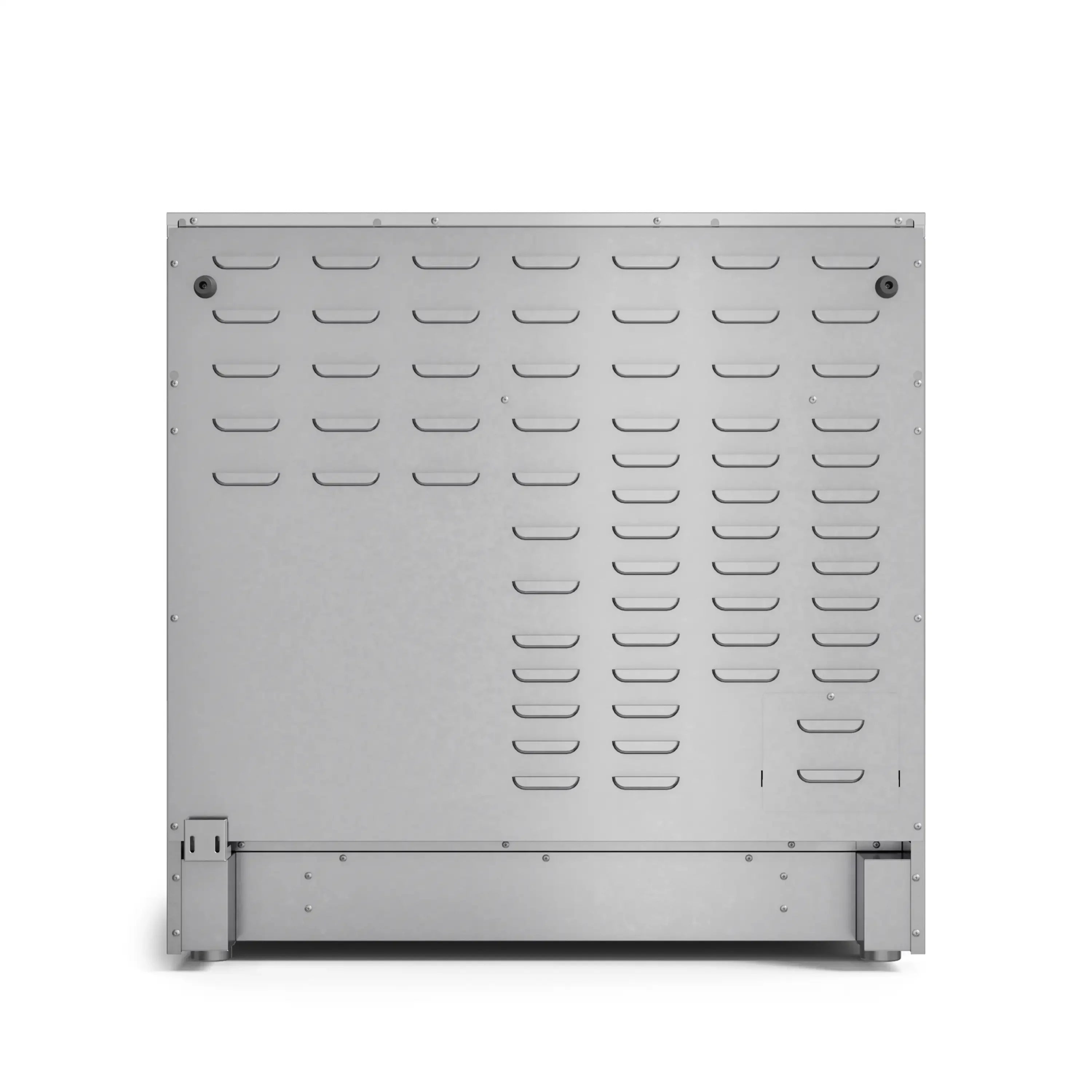 Stainless dishwasher interior with adjustable rack and side rails