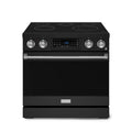 Gordon Ramsay by Thor Kitchen 36-Inch Professional Electric Range with Tilt Panel Touch Control and 6.0 Cu. Ft. Oven with Air Fryer and Self Clean in Black with Stainless Steel Trim (RSE36B-SS)