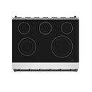 Gordon Ramsay by Thor Kitchen 36-inch Professional Electric Range in Stainless Steel with Black Trim (RSE36P-BLK)