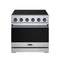 Gordon Ramsay by Thor Kitchen 36-inch Professional Electric Range in Stainless Steel with Blue Trim (RSE36P-BLU)