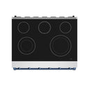 Gordon Ramsay by Thor Kitchen 36-inch Professional Electric Range in Stainless Steel with Blue Trim (RSE36P-BLU)