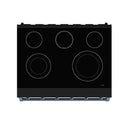 Gordon Ramsay by Thor Kitchen 36-inch Professional Electric Range in Black with Blue Trim (RSE36PB-BLU)