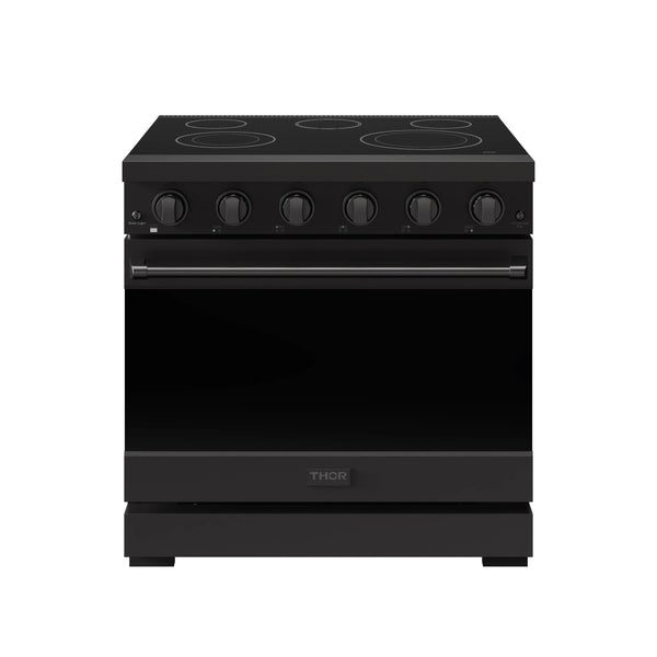 Thor Kitchen Gordon Ramsay 36-inch Professional Electric Range in Black (RSE36B)