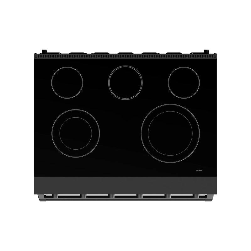 Thor Kitchen Gordon Ramsay 36-inch Professional Electric Range in Black (RSE36B)
