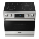 Gordon Ramsay by Thor Kitchen 4-Piece Appliance Package -  36-Inch Electric Range, Wall Mount Range Hood, 36-Inch French Door Refrigerator, and Dishwasher in Stainless Steel