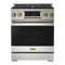 Thor Kitchen Gordon Ramsay Series 30-Inch Professional Gas Range with Tilt Panel Touch Control in Stainless Steel with Bronze Trim (RSG30-BRZ)