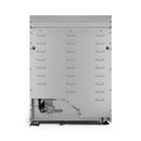 Gordon Ramsay by Thor Kitchen 3-Piece Appliance Package - 30-Inch Propane Gas Range, Tilt Panel, 36-Inch Refrigerator, and Dishwasher in Stainless Steel with Blue Trim