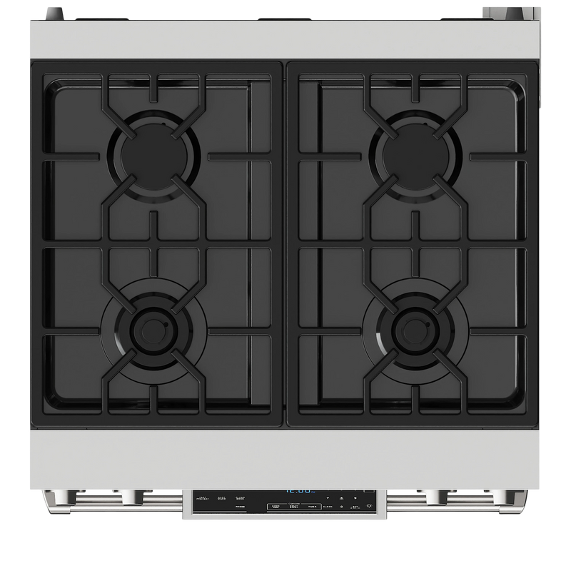 Thor Kitchen Gordon Ramsay Series 30-Inch Professional Gas Range with Tilt Panel Touch Control in Stainless Steel (RSG30)