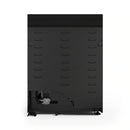 Gordon Ramsay by Thor Kitchen 3-Piece Appliance Package - 30-Inch Propane Gas Range, Tilt Panel, 36-Inch Refrigerator, and Dishwasher in Black with Blue Trim