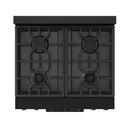 Gordon Ramsay by Thor Kitchen 30-Inch Professional Natural Gas Range with Tilt Panel Touch Control and 4.55 Cu. Ft. Self Clean Oven in Black with Navy Blue Trim (RSG30B-BLU)