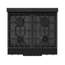 Gordon Ramsay by Thor Kitchen 30-Inch Professional Propane Gas Range with Tilt Panel Touch Control and 4.55 Cu. Ft. Self Clean Oven in Black with Bronze Trim (RSG30BLP-BRZ)