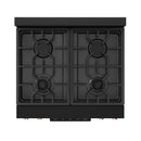 Gordon Ramsay by Thor Kitchen 30-Inch Professional Natural Gas Range with Tilt Panel Touch Control and 4.55 Cu. Ft. Self Clean Oven in Black with Rose Gold Trim (RSG30B-RSG)