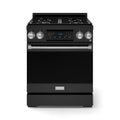 Gordon Ramsay by Thor Kitchen 30-Inch Professional Natural Gas Range with Tilt Panel Touch Control and 4.55 Cu. Ft. Self Clean Oven in Black with Stainless Steel Trim (RSG30B-SS)