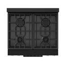 Gordon Ramsay by Thor Kitchen 30-Inch Professional Natural Gas Range with Tilt Panel Touch Control and 4.55 Cu. Ft. Self Clean Oven in Black with Stainless Steel Trim (RSG30B-SS)