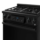 Gordon Ramsay by Thor Kitchen 3-Piece Appliance Package - 30-Inch Propane Gas Range, Tilt Panel, 36-Inch Refrigerator, and Dishwasher in Black