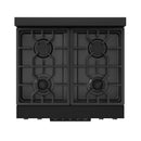 Gordon Ramsay by Thor Kitchen 30-Inch Professional Natural Gas Range with Tilt Panel Touch Control and 4.55 Cu. Ft. Self Clean Oven in Black (RSG30B)