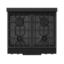 Gordon Ramsay by Thor Kitchen 3-Piece Appliance Package - 30-Inch Gas Range with Tilt Panel, 36-Inch Refrigerator, and Dishwasher in Black