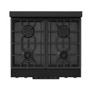 Gordon Ramsay by Thor Kitchen 3-Piece Appliance Package - 30-Inch Propane Gas Range, Tilt Panel, 36-Inch Refrigerator, and Dishwasher in Black