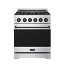 Gordon Ramsay by Thor Kitchen 30-Inch Professional Liquid Propane with Precision Knob Control in Stainless Steel with Black Trim (RSG30PLP-BLK)