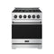 Gordon Ramsay by Thor Kitchen 30-Inch Professional Gas with Precision Knob Control in Stainless Steel with Black Trim (RSG30P-BLK)