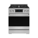Gordon Ramsay by Thor Kitchen 30-Inch Professional Natural Gas Range with Tilt Panel Touch Control and 4.55 Cu. Ft. Self Clean Oven in Stainless Steel (RSG30)