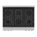 Gordon Ramsay by Thor Kitchen 36-Inch Professional Natural Gas Range with Tilt Panel Touch Control and 6.0 Cu. Ft. Self Clean Oven in Stainless Steel with Black Trim (RSG36-BLK)