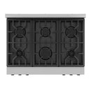 Gordon Ramsay by Thor Kitchen 3-Piece Appliance Package - 36-Inch Propane Gas Range, Tilt Panel, 36-Inch Refrigerator, and Dishwasher in Stainless Steel with Black Trim
