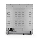 Gordon Ramsay by Thor Kitchen 3-Piece Appliance Package - 36-Inch Gas Range with Tilt Panel, 36-Inch Refrigerator, and Dishwasher in Stainless Steel with Blue Trim