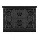 Gordon Ramsay by Thor Kitchen 36-Inch Professional Natural Gas Range with Tilt Panel Touch Control and 6.0 Cu. Ft. Self Clean Oven in Black with Navy Blue Trim (RSG36B-BLU)