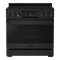 Thor Kitchen Gordon Ramsay Series 36-Inch Professional Gas Range with Tilt Panel Touch Control in Black (RSG36B)