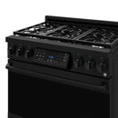 Gordon Ramsay by Thor Kitchen 36-Inch Professional Propane Gas Range with Tilt Panel Touch Control and 6.0 Cu. Ft. Self Clean Oven in Black (RSG36BLP)