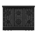 Gordon Ramsay by Thor Kitchen 3-Piece Appliance Package - 36-Inch Gas Range with Tilt Panel, 36-Inch Refrigerator, and Dishwasher in Black