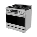 Gordon Ramsay by Thor Kitchen 36-Inch Professional Propane Gas Range with Tilt Panel Touch Control and 6.0 Cu. Ft. Self Clean Oven in Stainless Steel (RSG36LP)