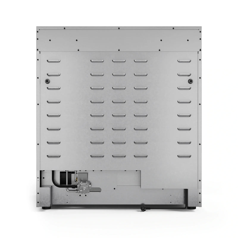 Gordon Ramsay by Thor Kitchen 3-Piece Appliance Package - 36-Inch Propane Gas Range, Tilt Panel, 36-Inch Refrigerator, and Dishwasher in Stainless Steel