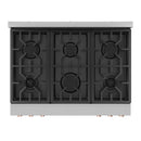 Gordon Ramsay by Thor Kitchen 36-Inch Professional Natural Gas Range with Tilt Panel Touch Control and 6.0 Cu. Ft. Self Clean Oven in Stainless Steel with Rose Gold Trim (RSG36-RSG)